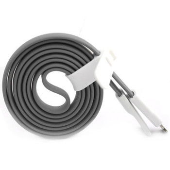 morething iPhone5s/5c专用便携数据线评测 灰色长款92.5cm的实用选择